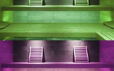 Sauna Lichttherapie